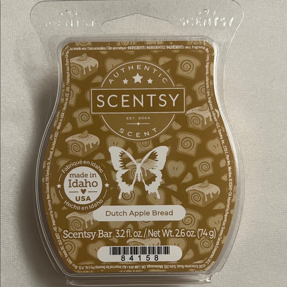 Scentsy Dutch Apple Bread Scented Bar - Warm Gold